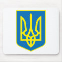 Ukraine Coat of Arms Mousepad by FlagTshirts Ukraine Coat of Arms Mousepad