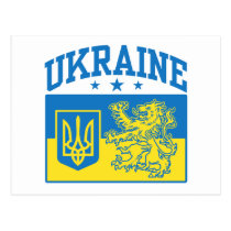 Ukraine Coat of Arms postcards