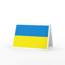 Ukraine Flag Greeting Card