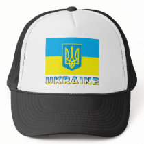 Ukraine Flag Mesh Hats