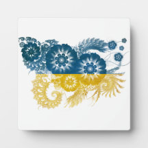 Ukraine Flag Plaque