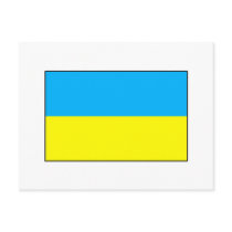 Ukraine Flag T-shirts and Gifts postcards by flagshirts Ukraine Flag T-shirts and Gifts postcards