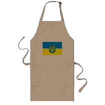 Ukraine Flag w COA Apron by FlagTshirts Ukraine Flag w COA Apron