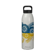 Ukraine Flag Water Bottle