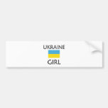 UKRAINE GIRL BUMPER STICKERS