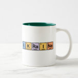Ukraine made of Elements Mug