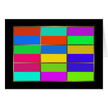 Ukraine Multihue Flags Greeting Card