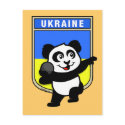 Ukraine Shot Put Panda postcards