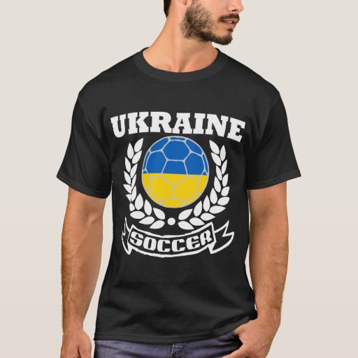 UKRAINE SOCCER TShirt Zazzle