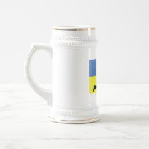 Ukraine Striker Stein mugs by World_Cup Ukraine Striker Stein mugs