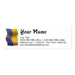 Ukrainian-American Waving Flag Business Cards