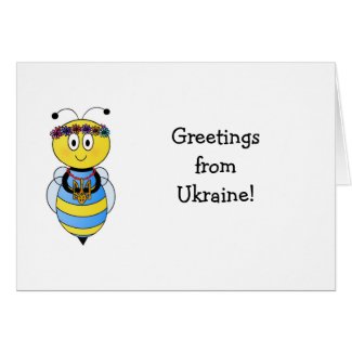 Ukrainian Bee Series card