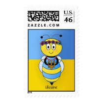 Ukrainian Bee Series - Postmark postage