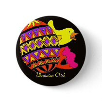 Ukrainian Chick Folk Fest Fun buttons by perogies Ukrainian Chick Folk Fest Fun buttons