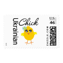 Ukrainian Chick postage
