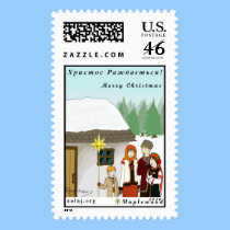 Ukrainian Christmas Carolers stamps