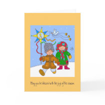 Ukrainian Christmas Carollers cards