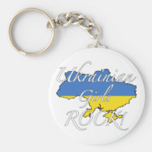 Ukrainian Girls Rock! Keychains