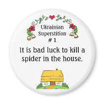 Ukrainian Superstitions Fridge Magnets