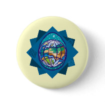 ukranian painted easter egg (10) pinback button
