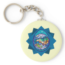 ukranian painted easter egg (10) keychain