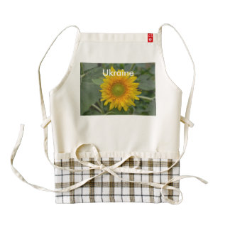 Ukranian Sunflowers Zazzle HEART Apron