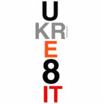 UKRE8IT (You Create It) Acrylic Desktop Sculpture Photo Sculpture