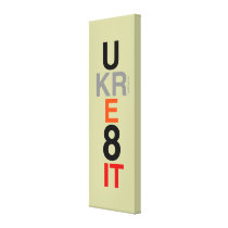 UKRE8IT (You Create It) Modern Canvas Print