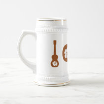 Ukulele and hibisbus mugs