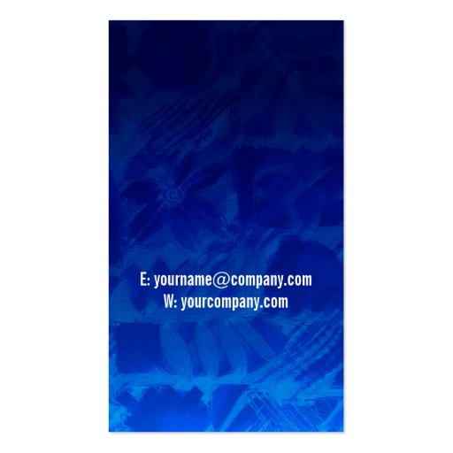ukulele.blue ~ business card (back side)