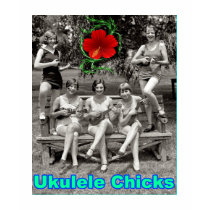 Ukulele Chicks t-shirts