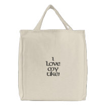 Ukulele Club of Las Vegas embroidered bags