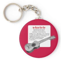 Ukulele Definition Keychain