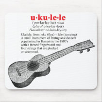 Ukulele Definition Mousepad
