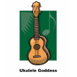 Ukulele Goddess t-shirts