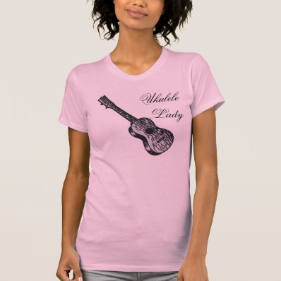 Ukulele Lady Tshirts