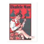 Ukulele Man Postcard
