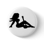 Ukulele Mud Flap Girl buttons