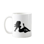 Ukulele Mud Flap Girl mugs