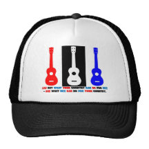 Ukulele Patriotism Hats