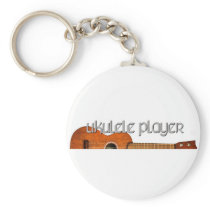 Ukulele Player Magazine Logo Key Chains