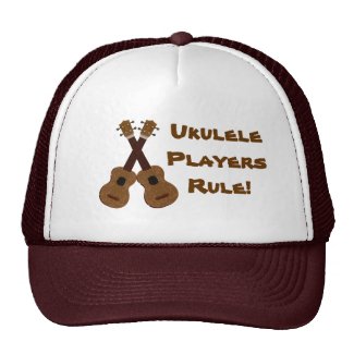 Ukulele Players Rule Hat