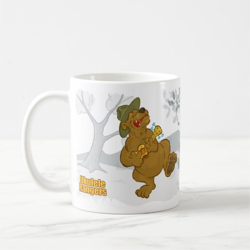 Ukulele Rangers 'Do Bears Sing in the Woods?' Smal Coffee Mug