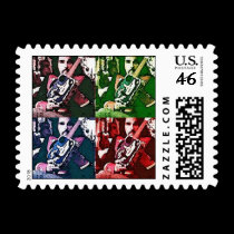 Ukulele Ray " " Postage Stamp