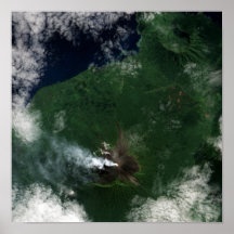 Ulawun Volcano of New Britain Summit Print