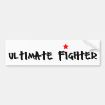 Ulitmate Fighter Bumper Sticker