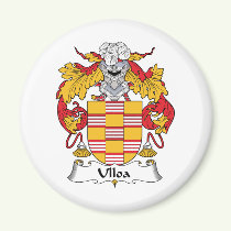 Ulloa Family Crest Magnet