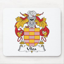 Ulloa Family Crest Mousepad