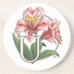 Ulster Mary Flower Monogram Coaster