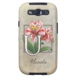 Ulster Mary Flower Monogram Galaxy SIII Cover